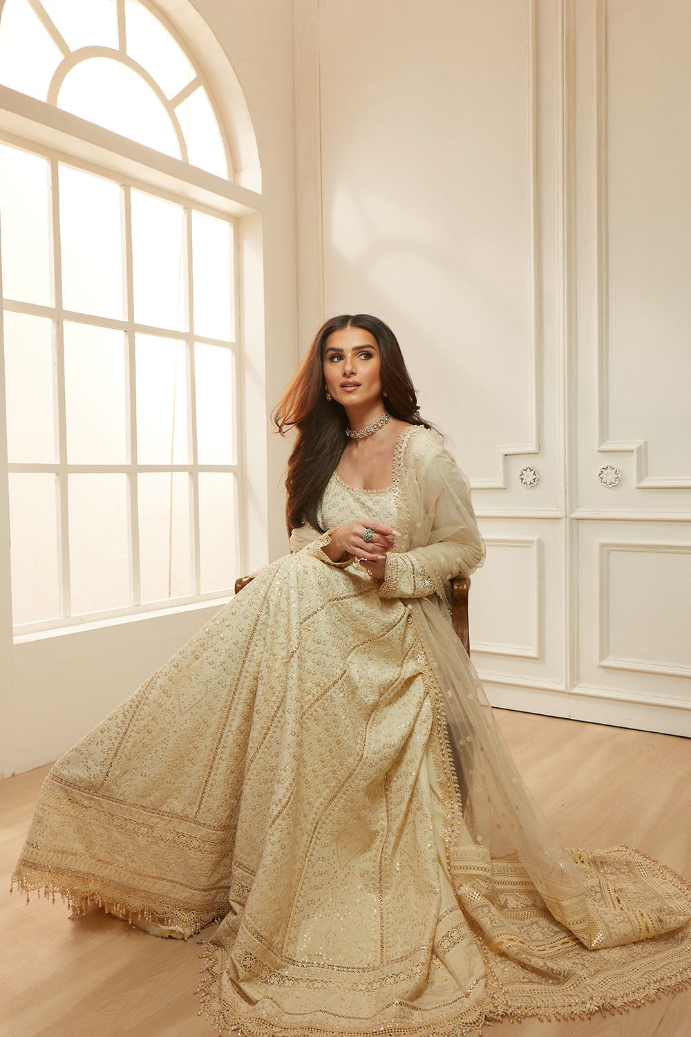 Design 1A Luxury Lawn Eid Edition 2026 Unstitched