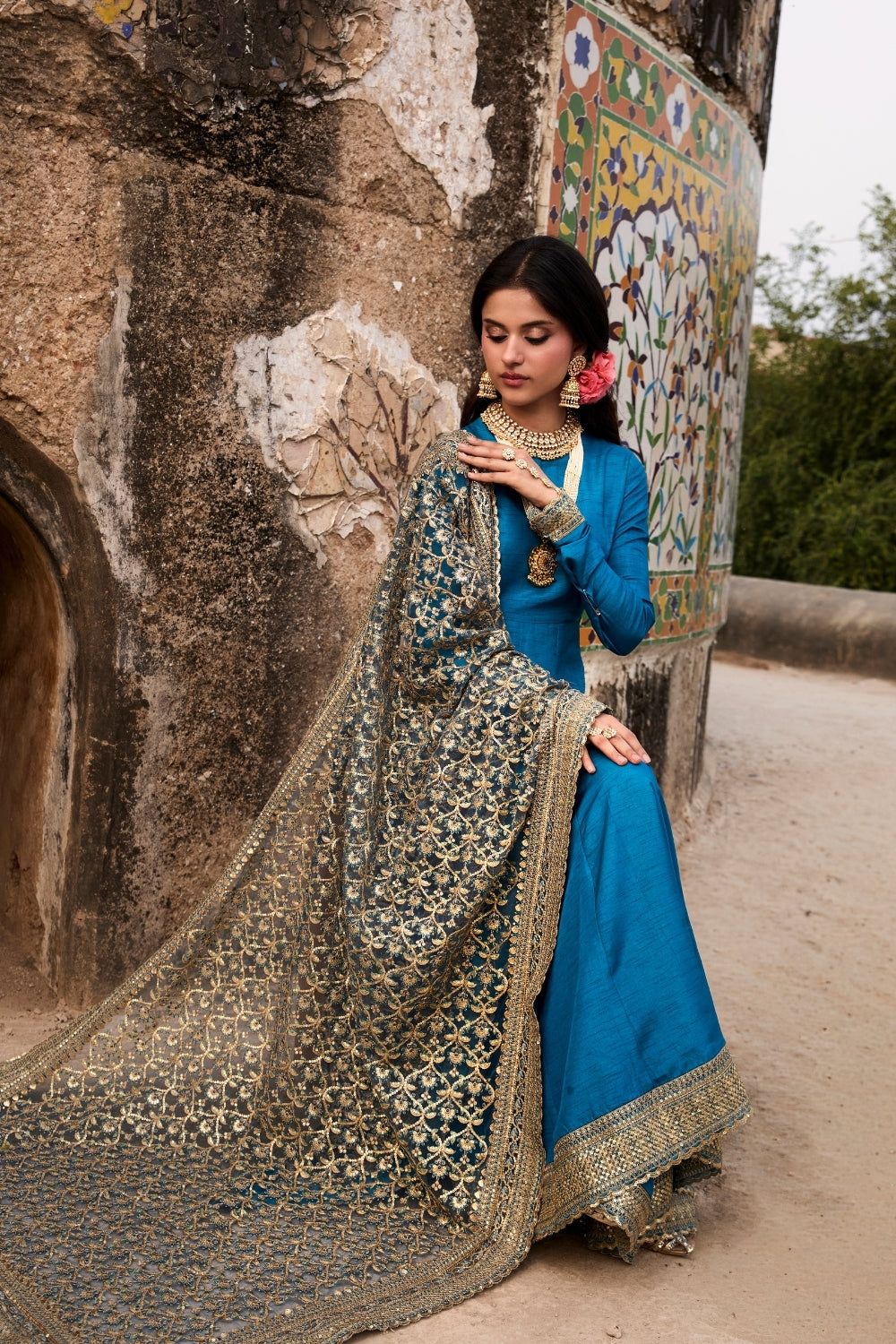 Design 01 - Turquoise - Ranya Festive RTW '25