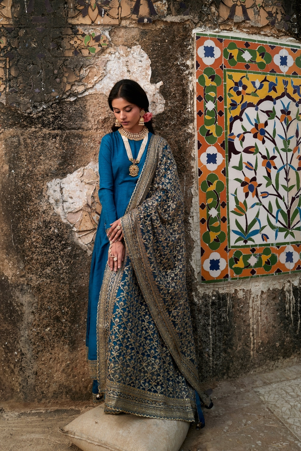 Design 01 - Turquoise - Ranya Festive RTW '25