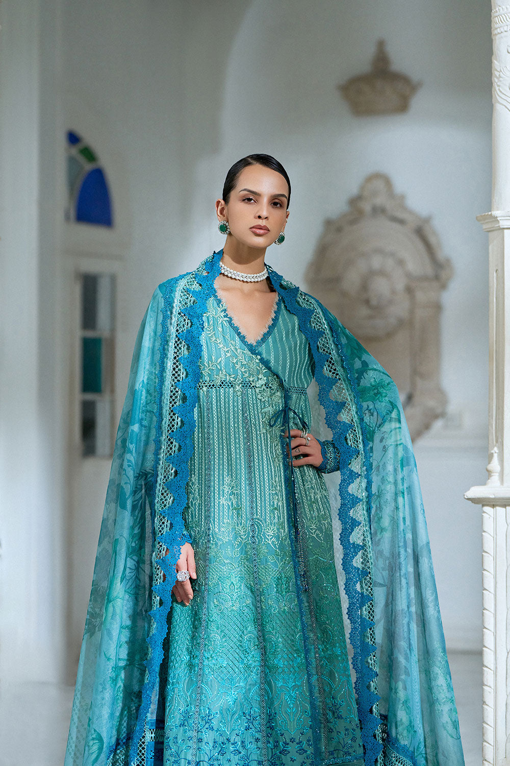 Design 6A Luxury Lawn Eid Edition 2026 Unstitched