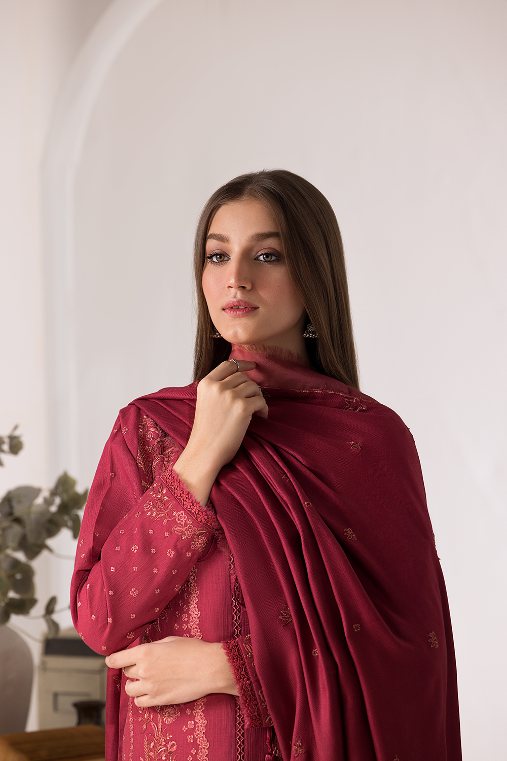 Design 6A Winter Shawl 2024 Unstitched