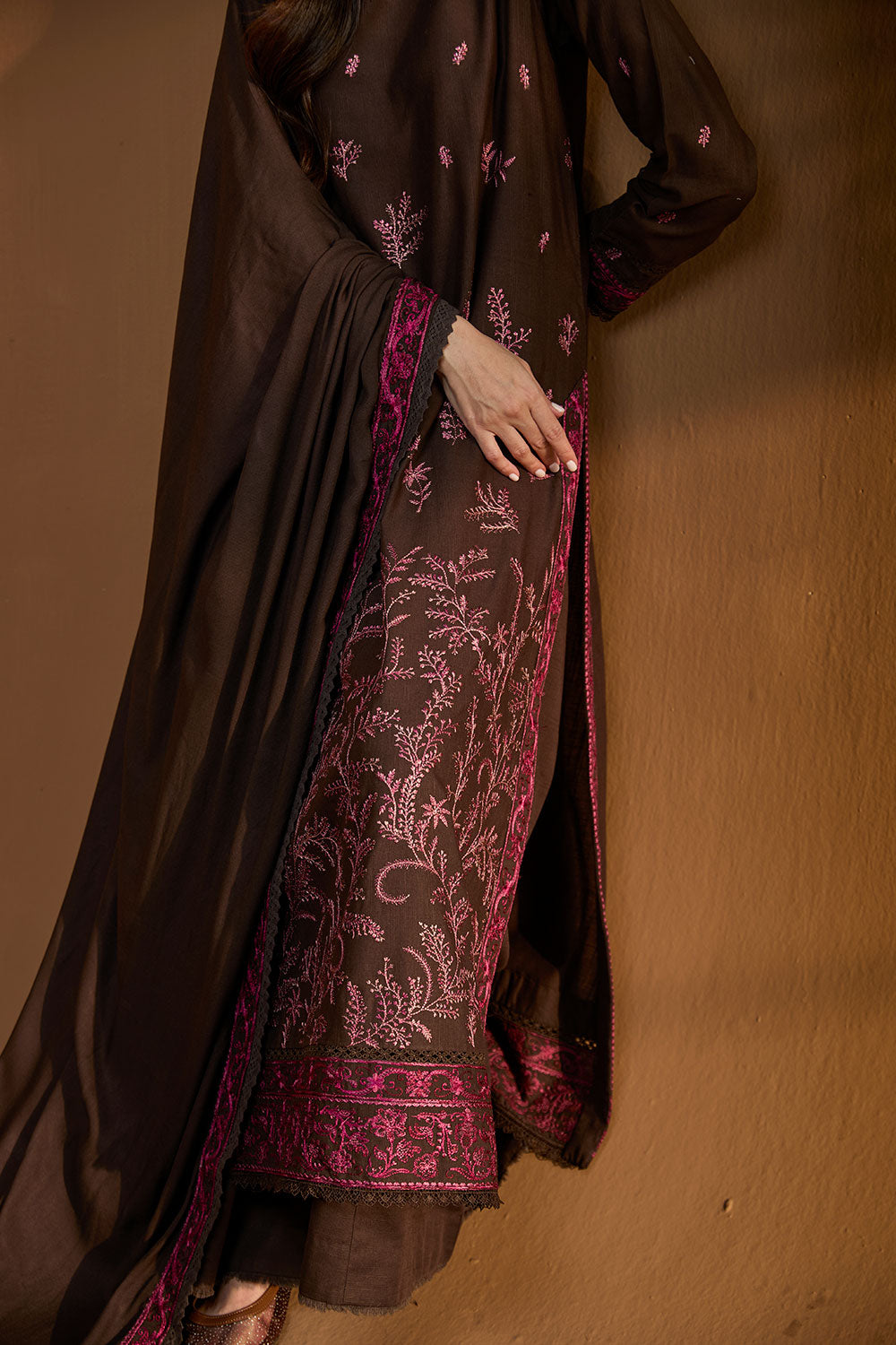 Design 7A Winter Shawl 2025 Unstitched