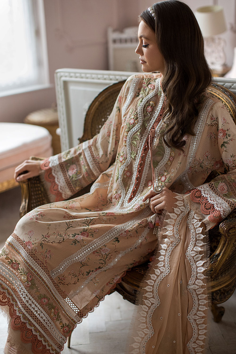 Design 14B Luxury Lawn 2024 Unstitched