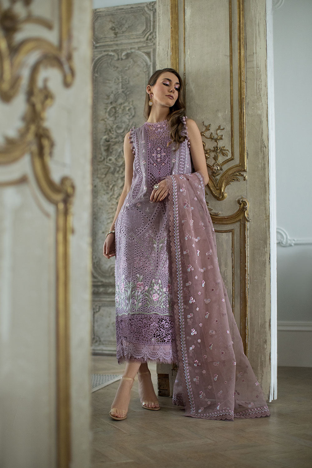 Design 9A Luxury Lawn 2024 Unstitched